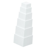 Maxbell Food Display Stand Cube Display Nesting Riser for Brunch Collectible Jewelry 6Pcs