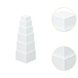 Maxbell Food Display Stand Cube Display Nesting Riser for Brunch Collectible Jewelry 6Pcs