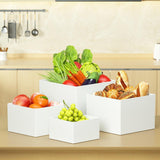 Maxbell Food Display Stand Cube Display Nesting Riser for Brunch Collectible Jewelry 6Pcs