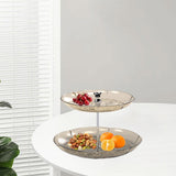 Maxbell Dry Fruit Organizer Multifunctional Candy Box for Party Thanksgiving Wedding amber 2 floor