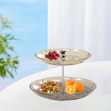 Maxbell Dry Fruit Organizer Multifunctional Candy Box for Party Thanksgiving Wedding amber 2 floor