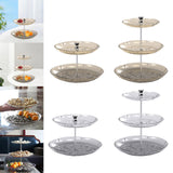 Maxbell Dry Fruit Organizer Multifunctional Candy Box for Party Thanksgiving Wedding amber 2 floor