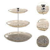Maxbell Dry Fruit Organizer Multifunctional Candy Box for Party Thanksgiving Wedding amber 3 floor