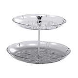 Maxbell Dry Fruit Organizer Multifunctional Candy Box for Party Thanksgiving Wedding clear 2 floor
