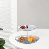 Maxbell Dry Fruit Organizer Multifunctional Candy Box for Party Thanksgiving Wedding clear 2 floor