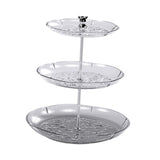 Maxbell Dry Fruit Organizer Multifunctional Candy Box for Party Thanksgiving Wedding clear 3 floor