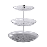 Maxbell Dry Fruit Organizer Multifunctional Candy Box for Party Thanksgiving Wedding clear 3 floor