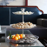 Maxbell Dry Fruit Organizer Multifunctional Candy Box for Party Thanksgiving Wedding clear 3 floor