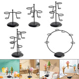 Maxbell Ice Cream Cone Holder Stand Reusable for Wedding Catering Supplies Halloween 2 Holes