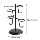 Maxbell Ice Cream Cone Holder Stand Reusable for Wedding Catering Supplies Halloween 4 Holes