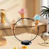 Maxbell Ice Cream Cone Holder Stand Reusable for Wedding Catering Supplies Halloween 6 Holes