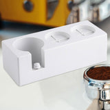 Maxbell Espresso Tamping Station Coffee Tools Organzier for Coffee Bar Home Counters white