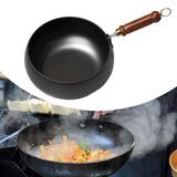 Maxbell Nonstick Wok No Coating Gas Boiling Stir Fry Pan for Restaurant Camping Home without lid