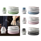 Maxbell Matcha Bowl with Whisk Holder Gift Japanese Matcha Tea Set for Matcha Powder Green