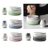 Maxbell Matcha Bowl with Whisk Holder Gift Japanese Matcha Tea Set for Matcha Powder Green