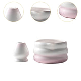 Maxbell Matcha Bowl with Whisk Holder Gift Japanese Matcha Tea Set for Matcha Powder Pink