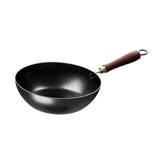 Maxbell Small Work Sturdy Multipurpose Hammered Chinese Wok for Induction Cooker Gas 24cm