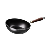 Maxbell Small Work Sturdy Multipurpose Hammered Chinese Wok for Induction Cooker Gas 24cm