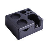 Maxbell Espresso Tamper Station Non Slip Black Portafilter Holder Plastic Tamp Stand