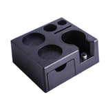 Maxbell Espresso Tamper Station Non Slip Black Portafilter Holder Plastic Tamp Stand