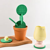 Maxbell Placemat Meal Mat Stain Resistant Cactus Coaster for Home Coffee Table