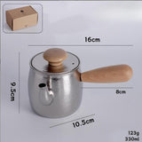 Maxbell Pure Titanium Kettle Thick Boiling Tea Pot Tea Infuser for Home Office Party