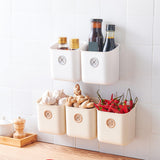 Maxbell Hanging Basket Space Saving Snack Potato Holder for Bedroom Kitchen Bathroom yellow