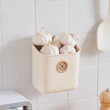 Maxbell Hanging Basket Space Saving Snack Potato Holder for Bedroom Kitchen Bathroom yellow
