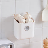 Maxbell Hanging Basket Space Saving Snack Potato Holder for Bedroom Kitchen Bathroom White