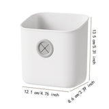 Maxbell Hanging Basket Space Saving Snack Potato Holder for Bedroom Kitchen Bathroom White