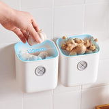 Maxbell Hanging Basket Space Saving Snack Potato Holder for Bedroom Kitchen Bathroom White
