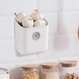 Maxbell Hanging Basket Space Saving Snack Potato Holder for Bedroom Kitchen Bathroom White