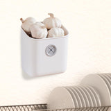 Maxbell Hanging Basket Space Saving Snack Potato Holder for Bedroom Kitchen Bathroom White