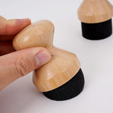 Maxbell Wood Cutting Board Oil Applicator Round Ergonomic Handle for Kitchen Gadgets