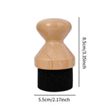 Maxbell Wood Cutting Board Oil Applicator Round Ergonomic Handle for Kitchen Gadgets