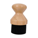 Maxbell Wood Cutting Board Oil Applicator Round Ergonomic Handle for Kitchen Gadgets