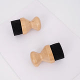 Maxbell Wood Cutting Board Oil Applicator Round Ergonomic Handle for Kitchen Gadgets