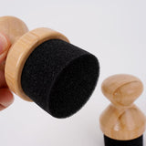 Maxbell Wood Cutting Board Oil Applicator Round Ergonomic Handle for Kitchen Gadgets