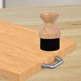 Maxbell Wood Cutting Board Oil Applicator Round Ergonomic Handle for Kitchen Gadgets