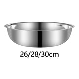 Maxbell Mixing Bowl Thicken Vegetable Basin Serving for Prepping Mixing Food Storage S