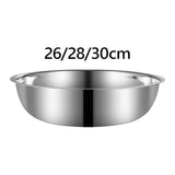 Maxbell Mixing Bowl Thicken Vegetable Basin Serving for Prepping Mixing Food Storage S