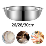 Maxbell Mixing Bowl Thicken Vegetable Basin Serving for Prepping Mixing Food Storage S