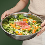 Maxbell Mixing Bowl Thicken Vegetable Basin Serving for Prepping Mixing Food Storage M