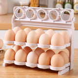 Maxbell Egg Holder for Refrigerator Side Door Reusable for Drawer Cabinet Countertop