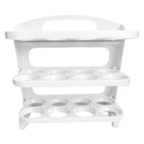 Maxbell Egg Holder for Refrigerator Side Door Reusable for Drawer Cabinet Countertop