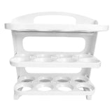 Maxbell Egg Holder for Refrigerator Side Door Reusable for Drawer Cabinet Countertop