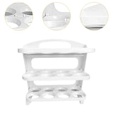 Maxbell Egg Holder for Refrigerator Side Door Reusable for Drawer Cabinet Countertop