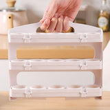 Maxbell Egg Holder for Refrigerator Side Door Reusable for Drawer Cabinet Countertop