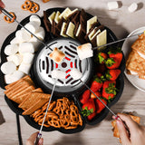 Maxbell Electric Fondue Pot Set Chocolate Fondue Set for Marshmallows Birthday Party