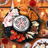 Maxbell Electric Fondue Pot Set Chocolate Fondue Set for Marshmallows Birthday Party